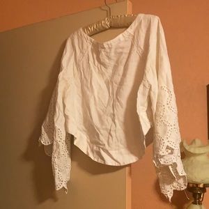 Linen and cotton mix blouse